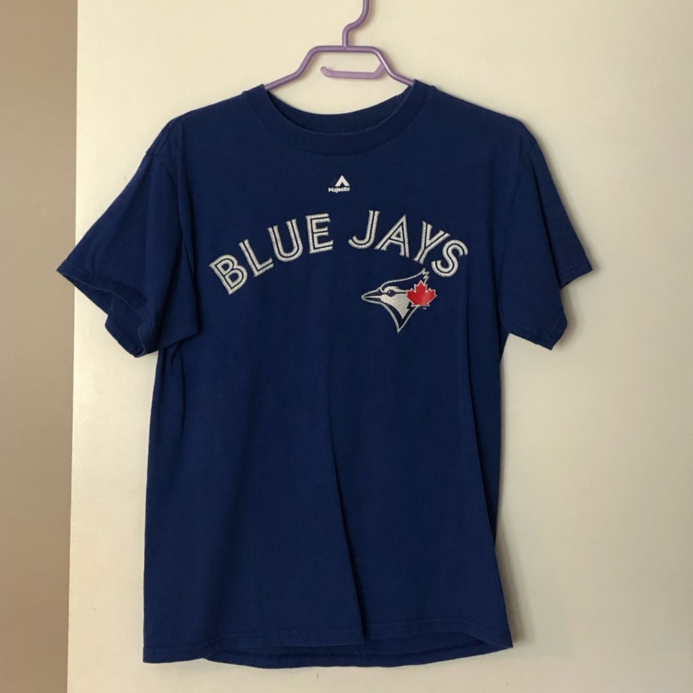 Majestic Blue Jays Navy Blue Graphic Tee
